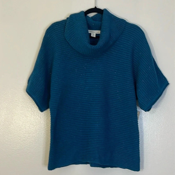 Coldwater Creek | New Hint of Glimmer sparkly sweater Womens size M 10/12 dolman - Picture 8 of 8